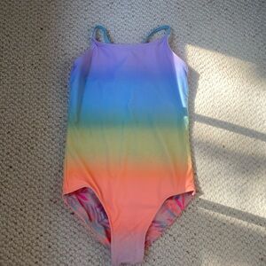 Justice Rainbow One Piece Swimsuit